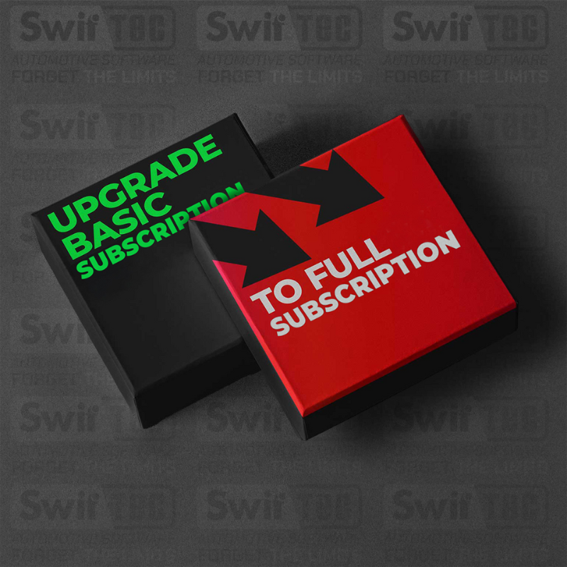 Swiftec Upgrade BASIC to FULL Subscription